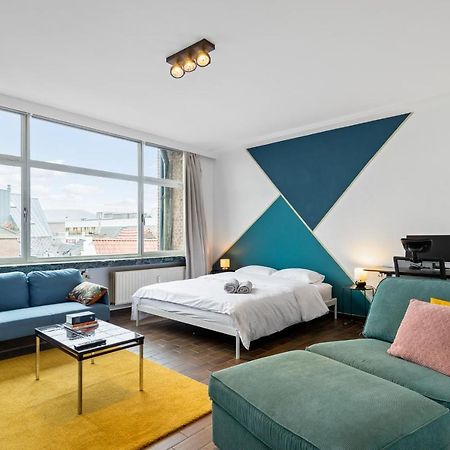 Cozy Antwerp - Cityview Studio Free Parking Exteriör bild