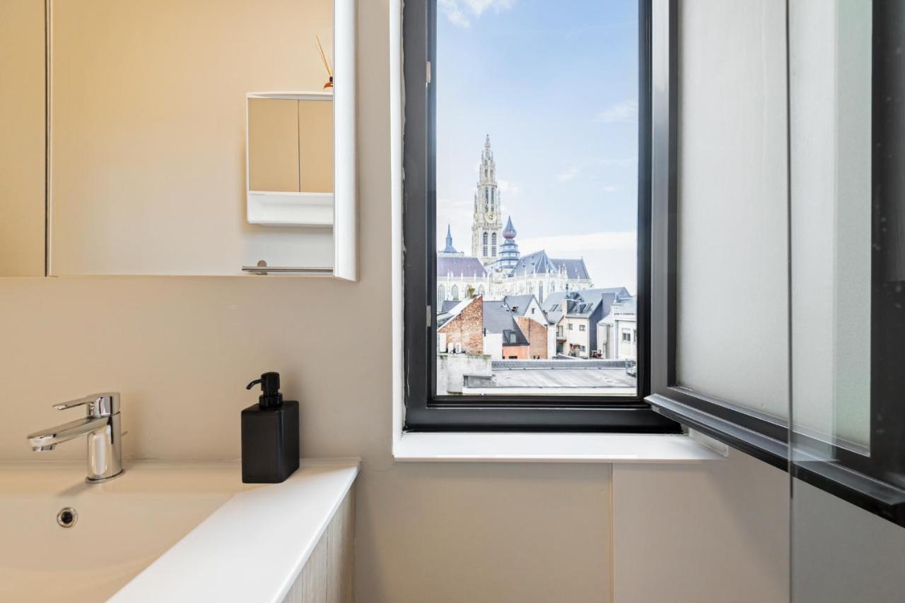 Cozy Antwerp - Cityview Studio Free Parking Exteriör bild